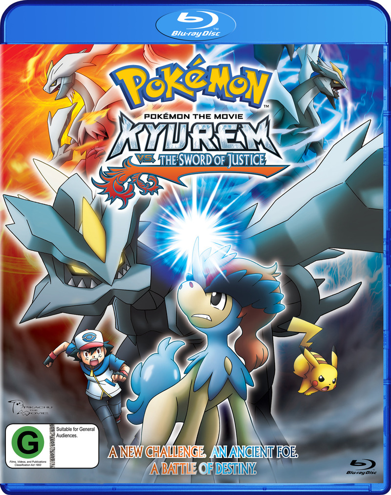 Pokemon - Movie 15: Kyurem vs. The Sword of Justice on Blu-ray