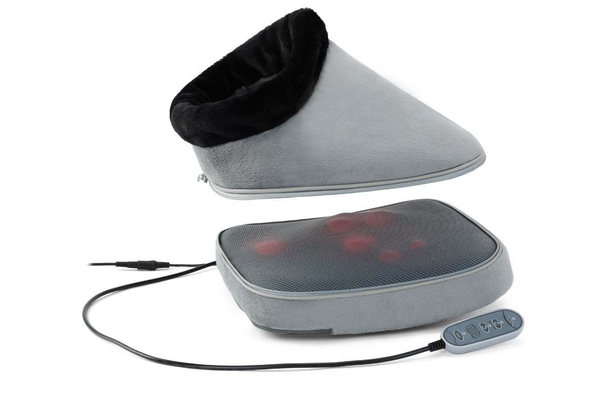 Ape Basics Heated 2-in-1 Shiatsu Foot And Back Massager