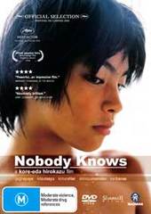 Nobody Knows on DVD Nobody Knows on DVD
