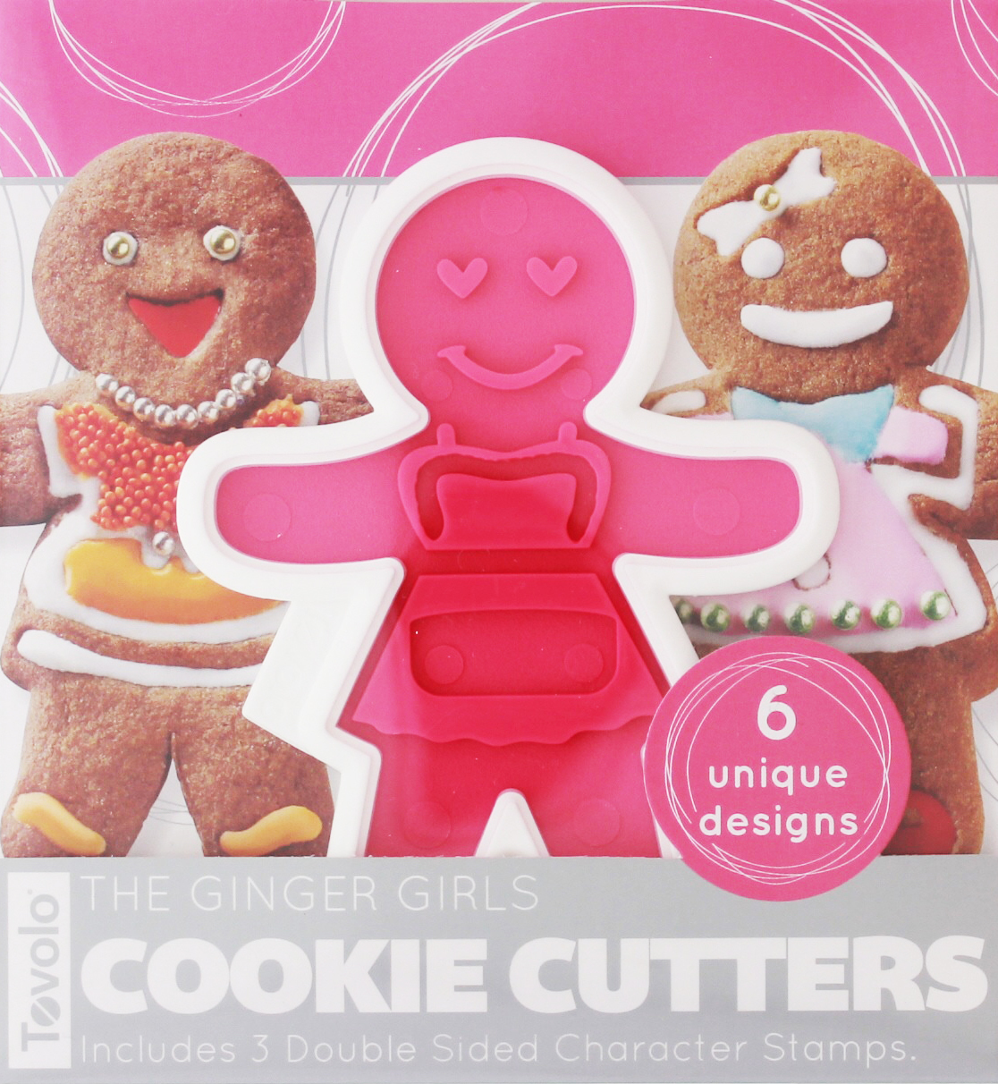 Tovolo Ginger Girls Cookie Cutter Set at Mighty Ape NZ