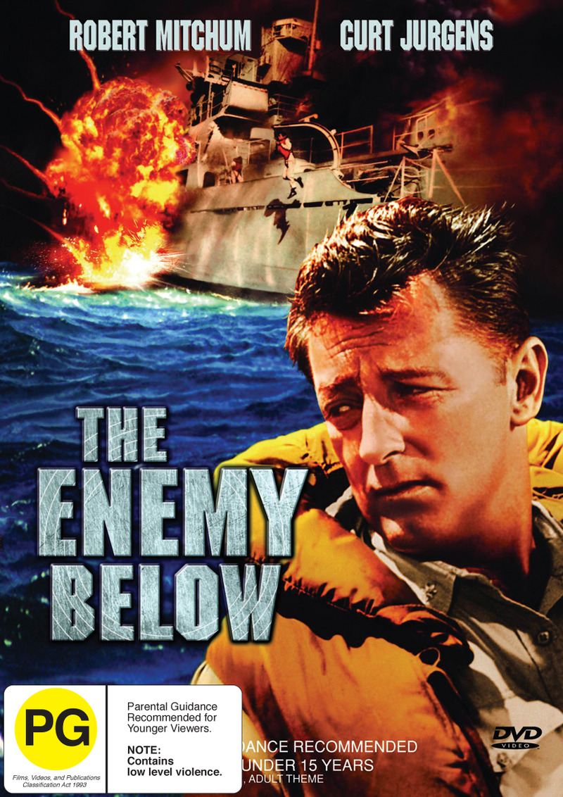 The Enemy Below on DVD image