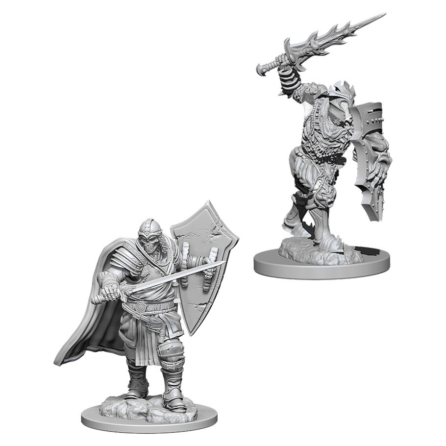 D&D Nolzurs Marvelous: Unpainted Miniatures - Death Knight & Helmed Horror image