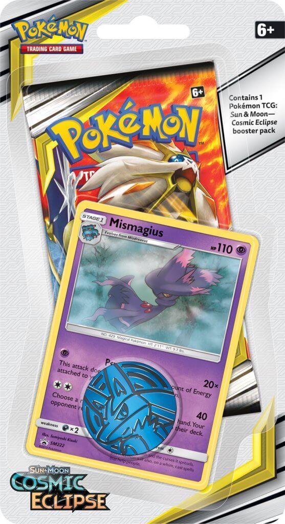 Pokemon TCG: Cosmic Eclipse Collectors Checklane Blister- Mismagius image