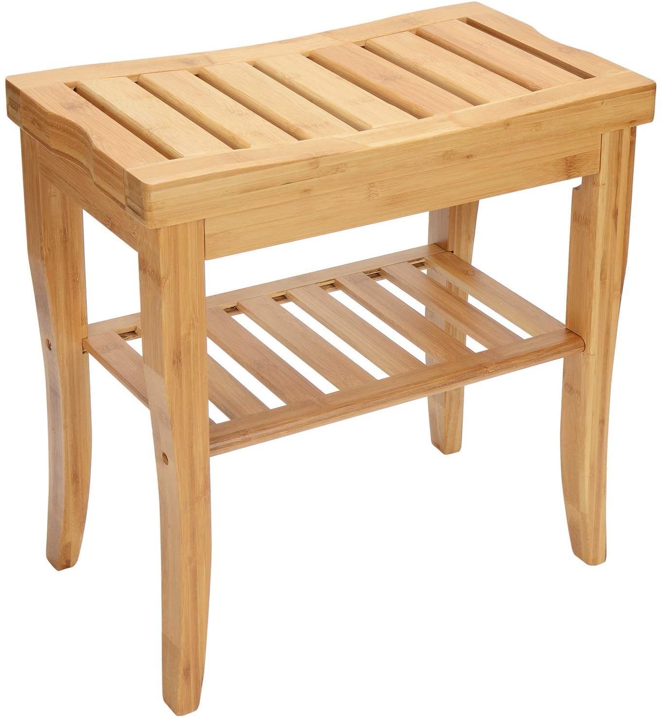 Buy Bamboo Shower Bench Stool at Mighty Ape NZ