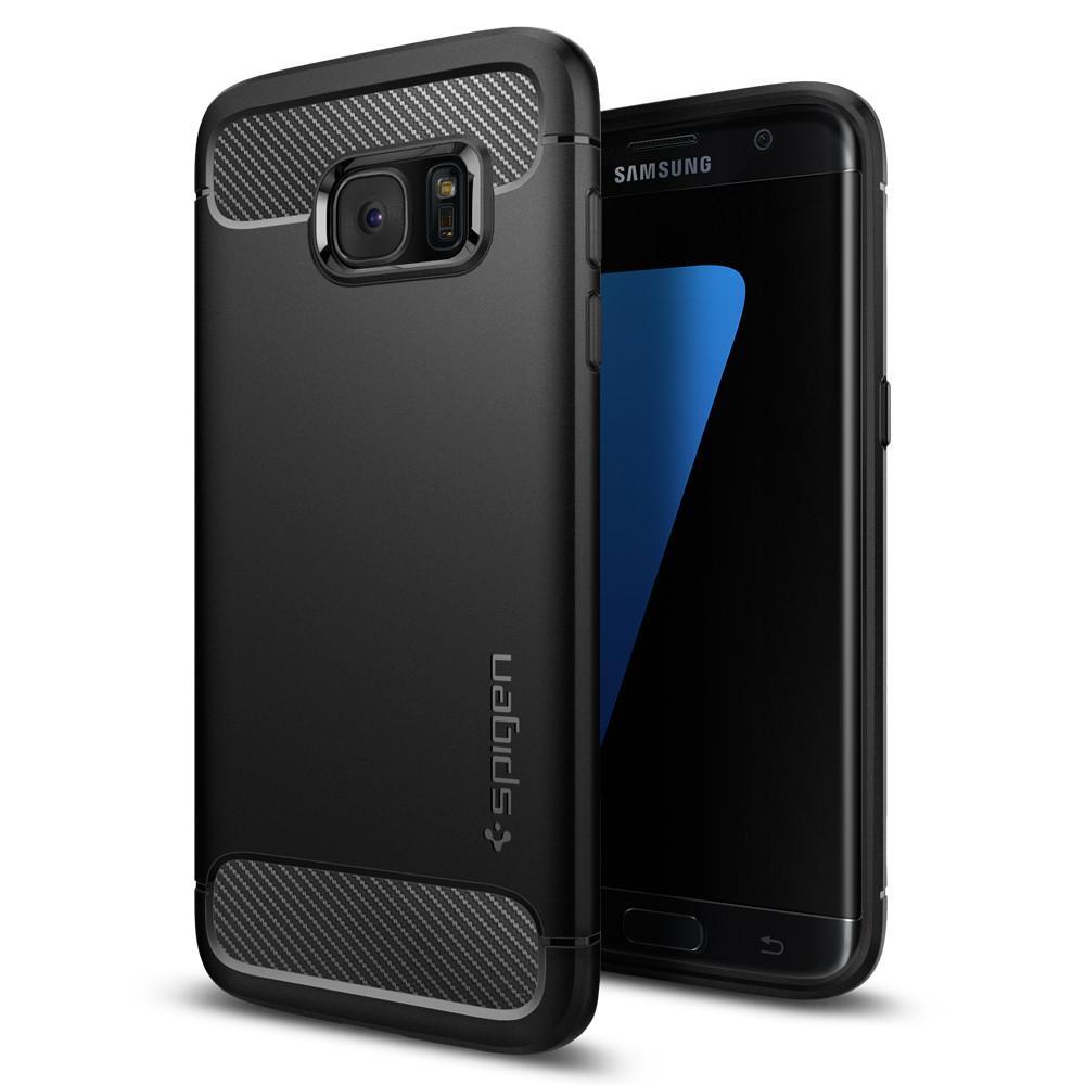 Spigen: Galaxy S7 Edge - Rugged Armor Case (Black) image