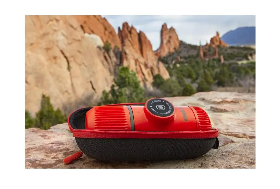 Nanopresso Portable Espresso Maker Lava Red at Mighty Ape NZ