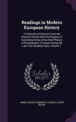 Readings in Modern European History image