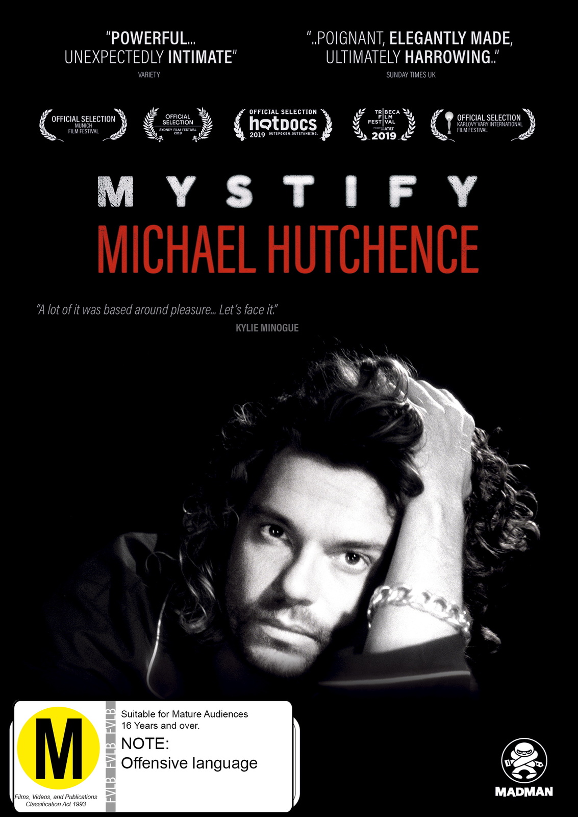 Mystify Michael Hutchence on DVD image