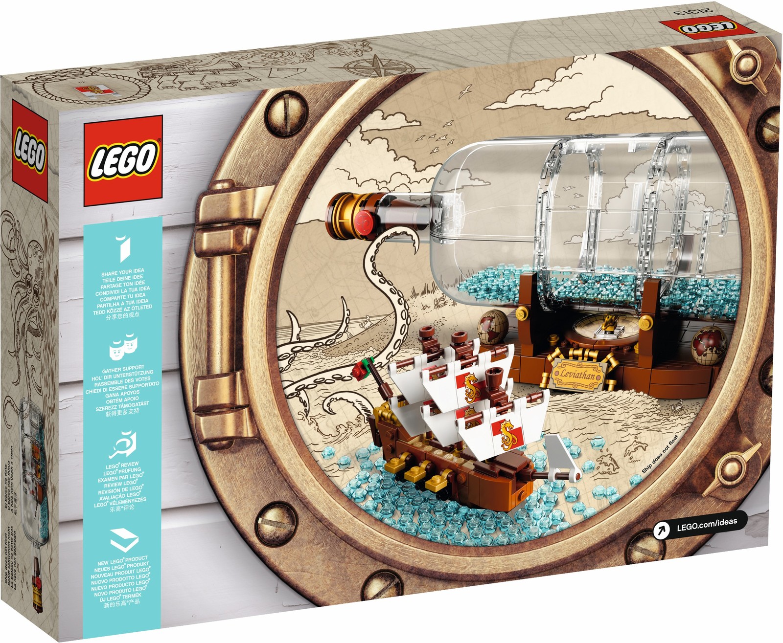 LEGO Ideas: Ship in a Bottle (21313) image