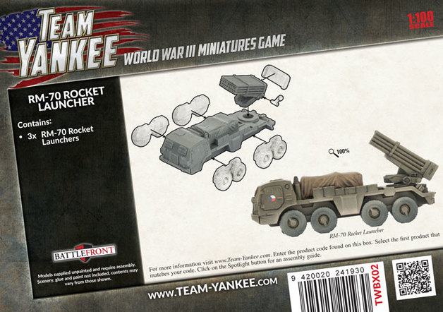 Flames of War: RM70 Rocket Launcher Battery (x3)