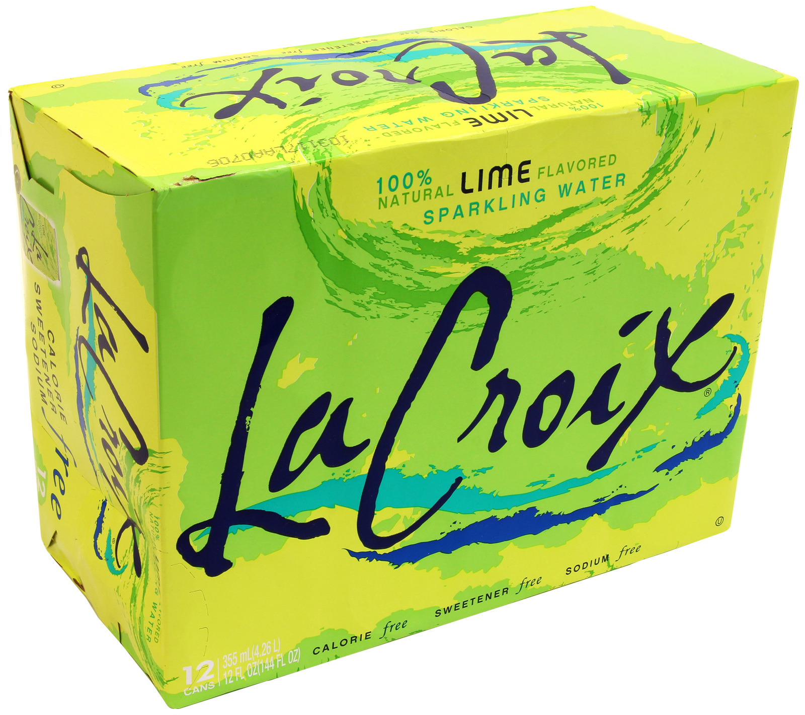 La Croix Sparkling Water - Lime 355ml Can (12 Pack) image