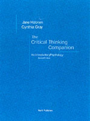 Critical Thinking Companion: For Introductory Psychology by Jane S. Halonen image