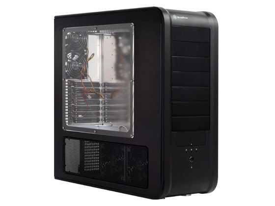 SilverStone "Temjin Series" TJ07 Black ATX Tower Case with Window image