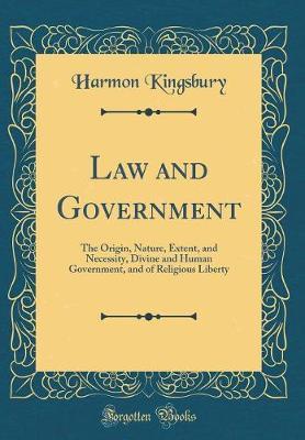 Law and Government by Harmon Kingsbury image