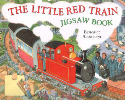 The Little Red Train Jigsaw Book by Benedict Blathwayt image