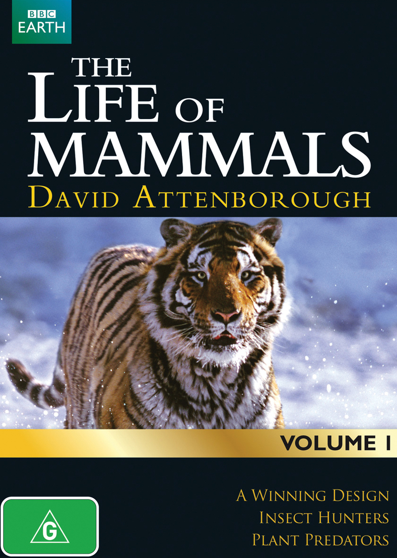David Attenborough's Life of Mammals - Volume 1 on DVD image