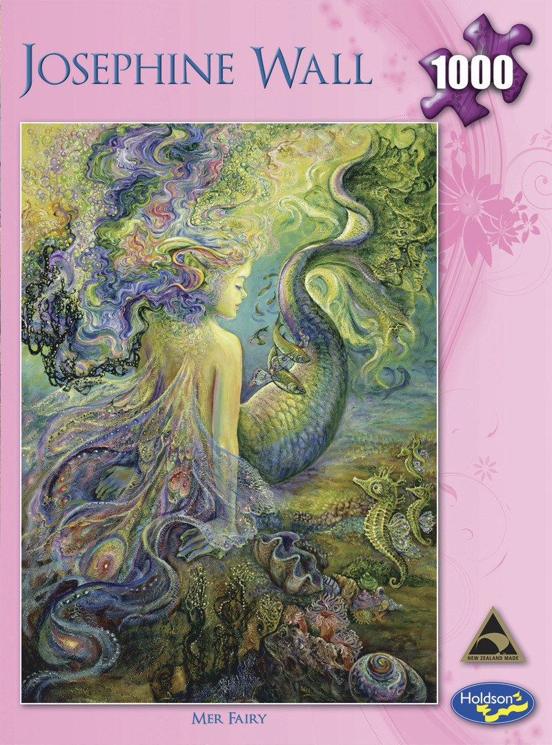 Josephine Wall 1000pc Jigsaw Puzzle Mer Fairy Board Game at