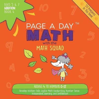 Page a Day Math Addition Book 4 by Janice Auerbach image