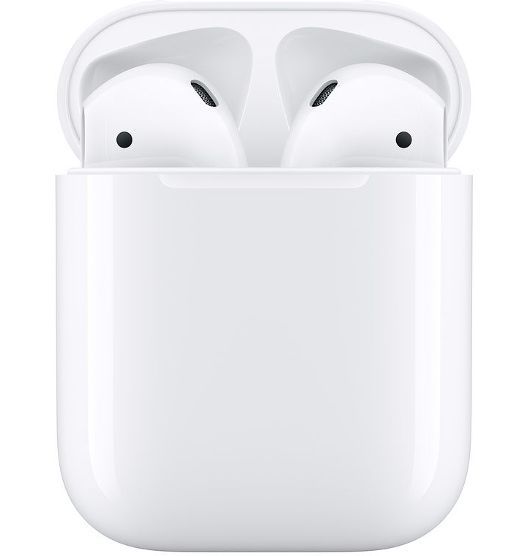 Apple AirPods (2nd Gen) True Wireless In-Ear Headphones - with wired charging case image