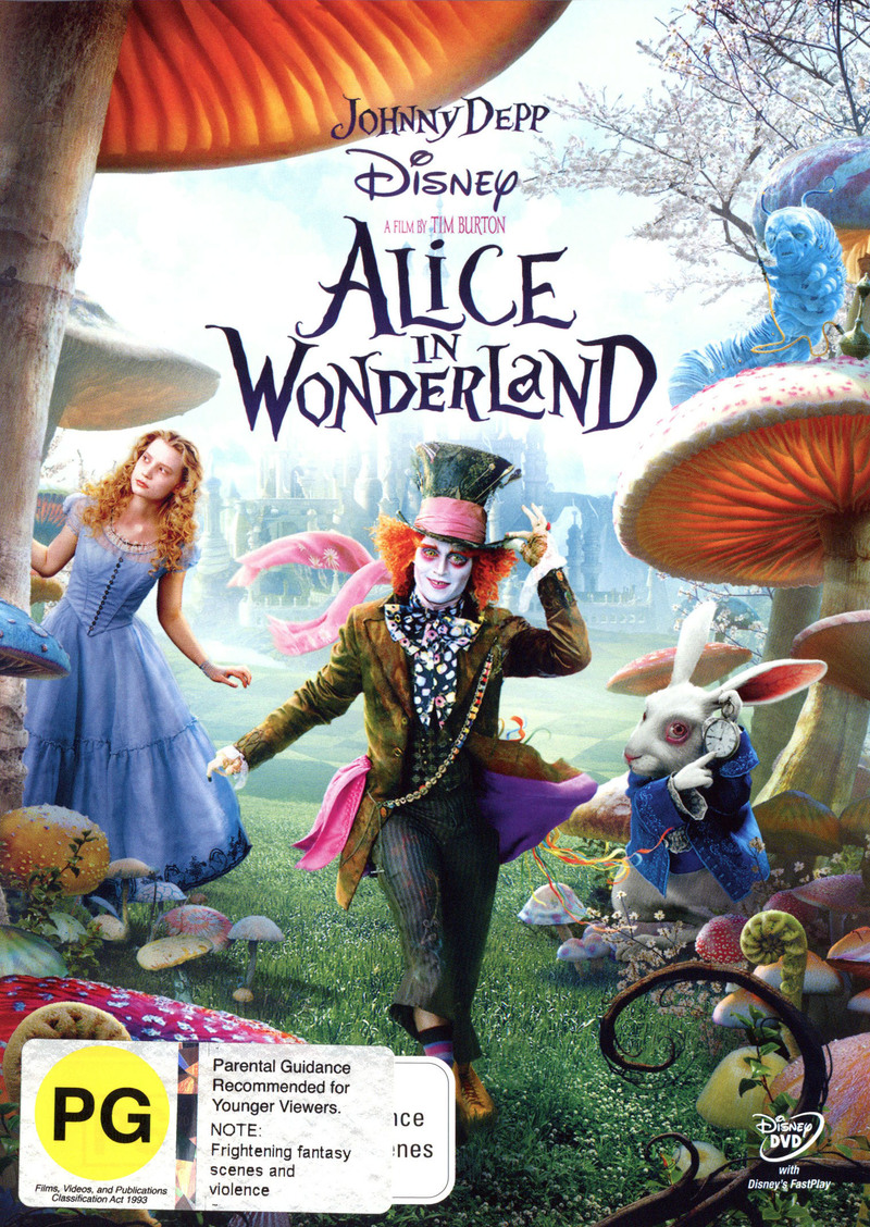 Alice in Wonderland on DVD