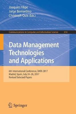 Data Management Technologies and Applications image