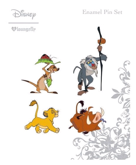 Loungefly: Lion King - Enamel Pin 4pk