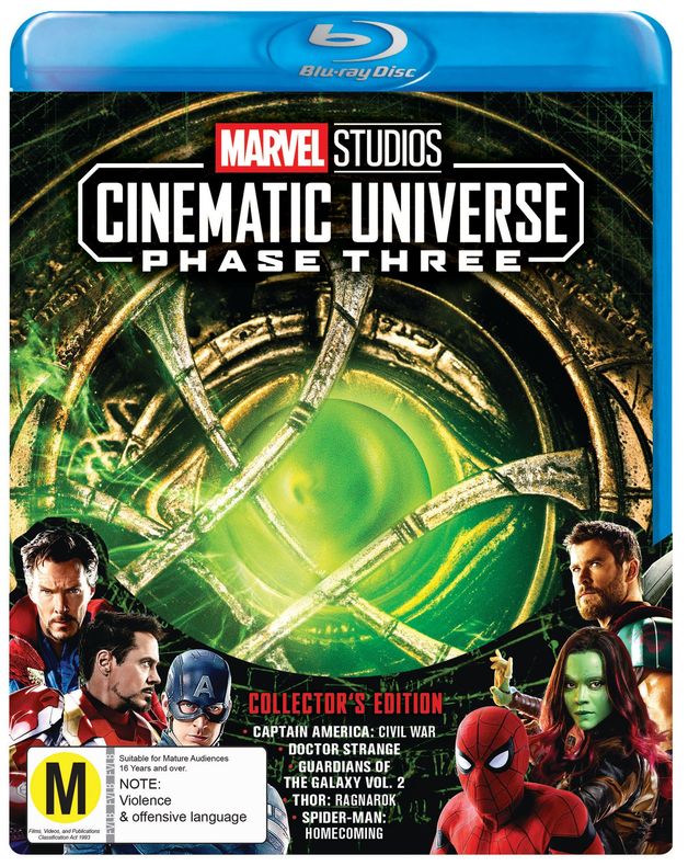 Marvel Cinematic Universe: Phase 3 (Part 1) - Box Set on Blu-ray