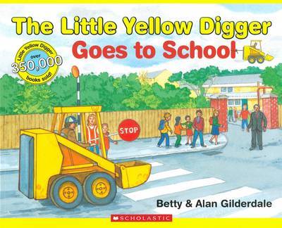 The Little Yellow Digger Goes to School image