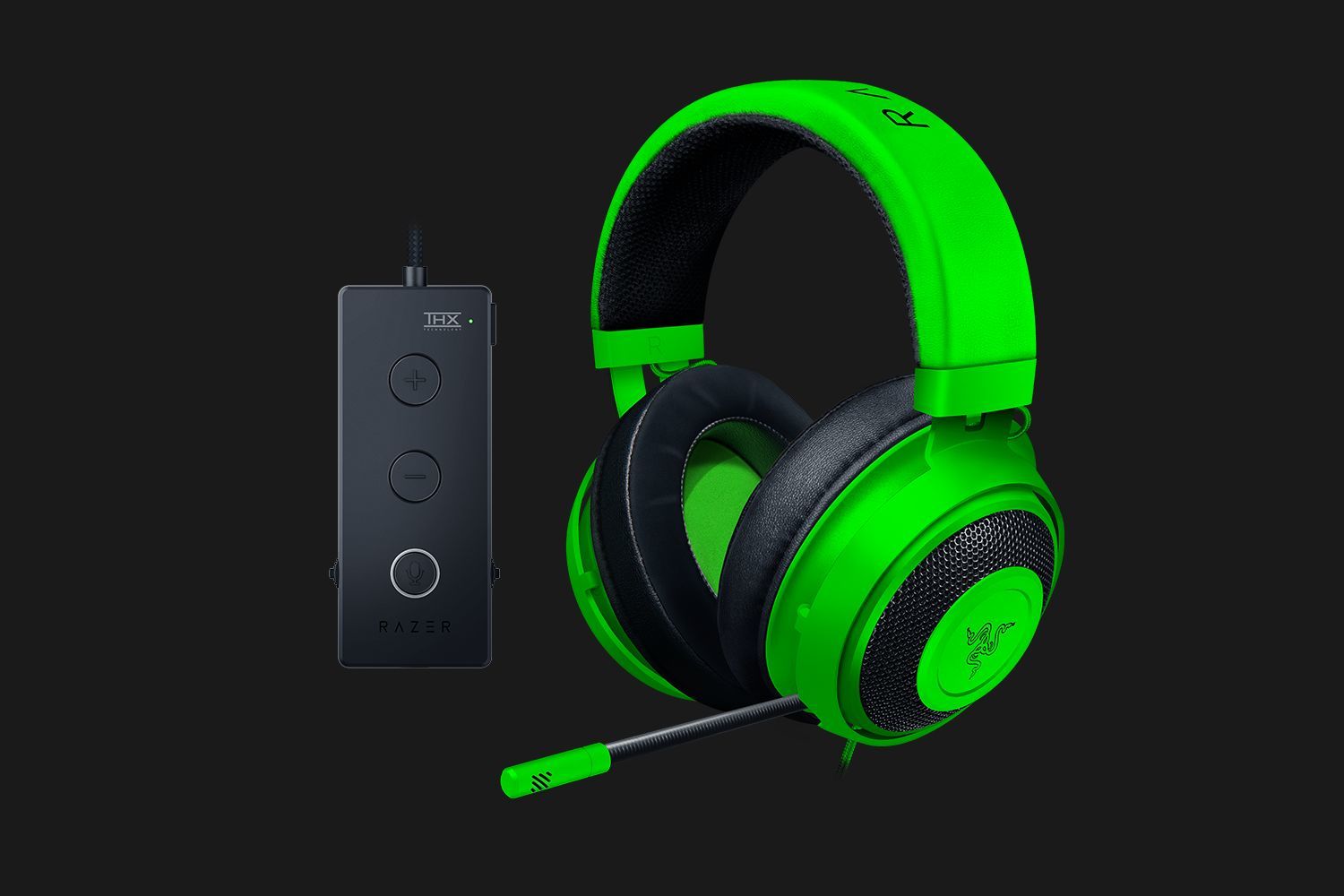 Razer Kraken Tournament Edition Gaming Headset - Green on PC