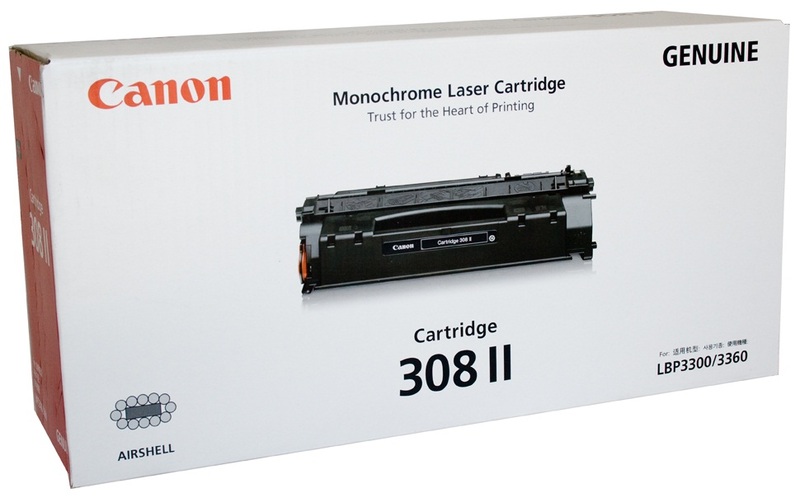 Canon CART308II Black Toner Cartridge for Canon LBP-3300 image