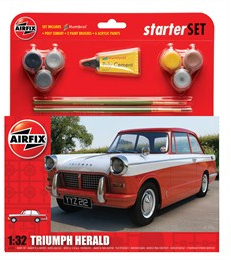 Airfix Triumph Herald Starter Set 1/32 Model Kit