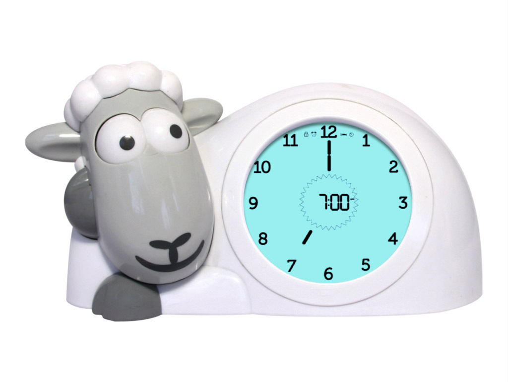 Zazu Sam the Sheep Sleep Trainer Clock - Grey image
