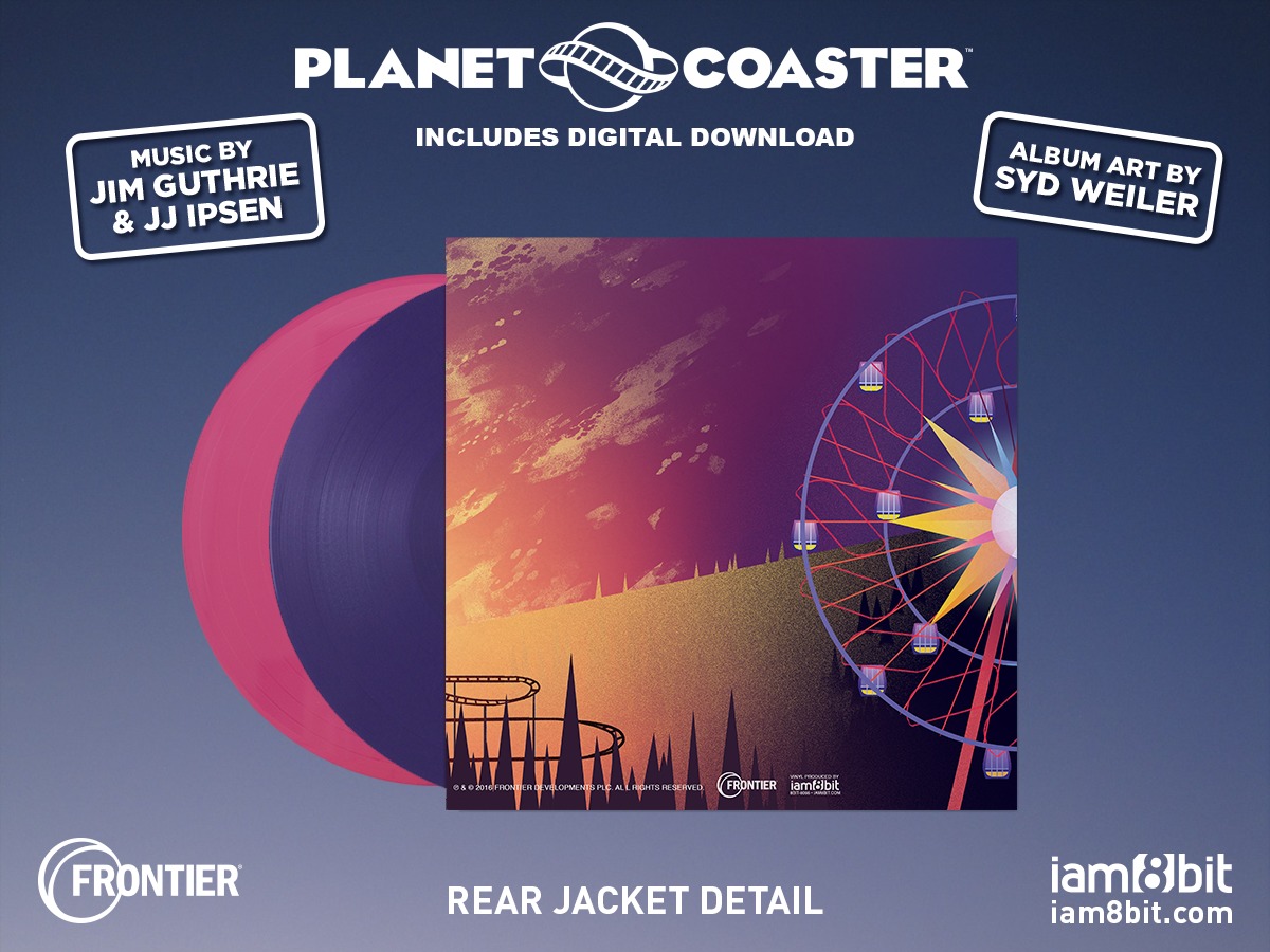 Planet Coaster Soundtrack (2LP) on Vinyl by Jim Guthrie