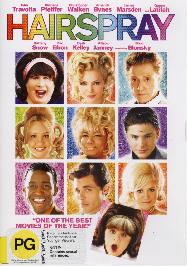 Hairspray (2007) on DVD image