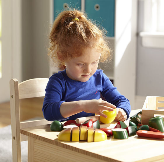 Melissa & Doug: Cutting Food Set Wooden image