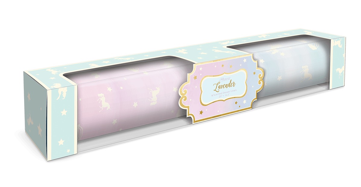 Lady Jayne: Scented Drawer Liners - Magical Unicorn