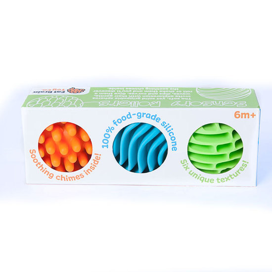 Fat Brain Toys - Sensory Rollers (Set of 3) image