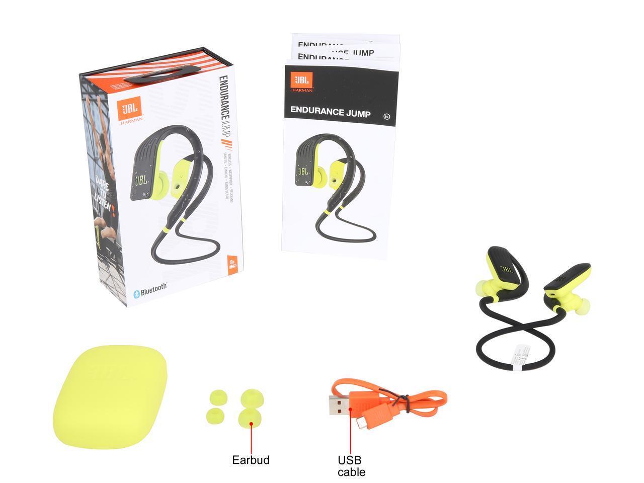 JBL Endurance Jump Bluetooth Headphones Yellow at Mighty Ape NZ