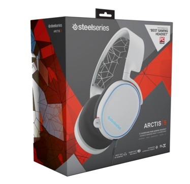 SteelSeries Arctis 3 Wired Gaming Headset (White) for PC Games image
