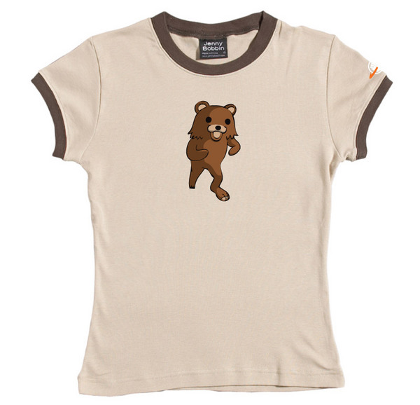 Stalker - Female Ringer Tee (Bone) for image