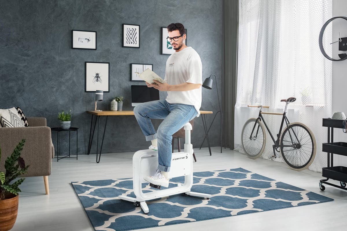 Buy Fortis Home & Office Under Desk Exercise Bike (White) at Mighty Ape NZ