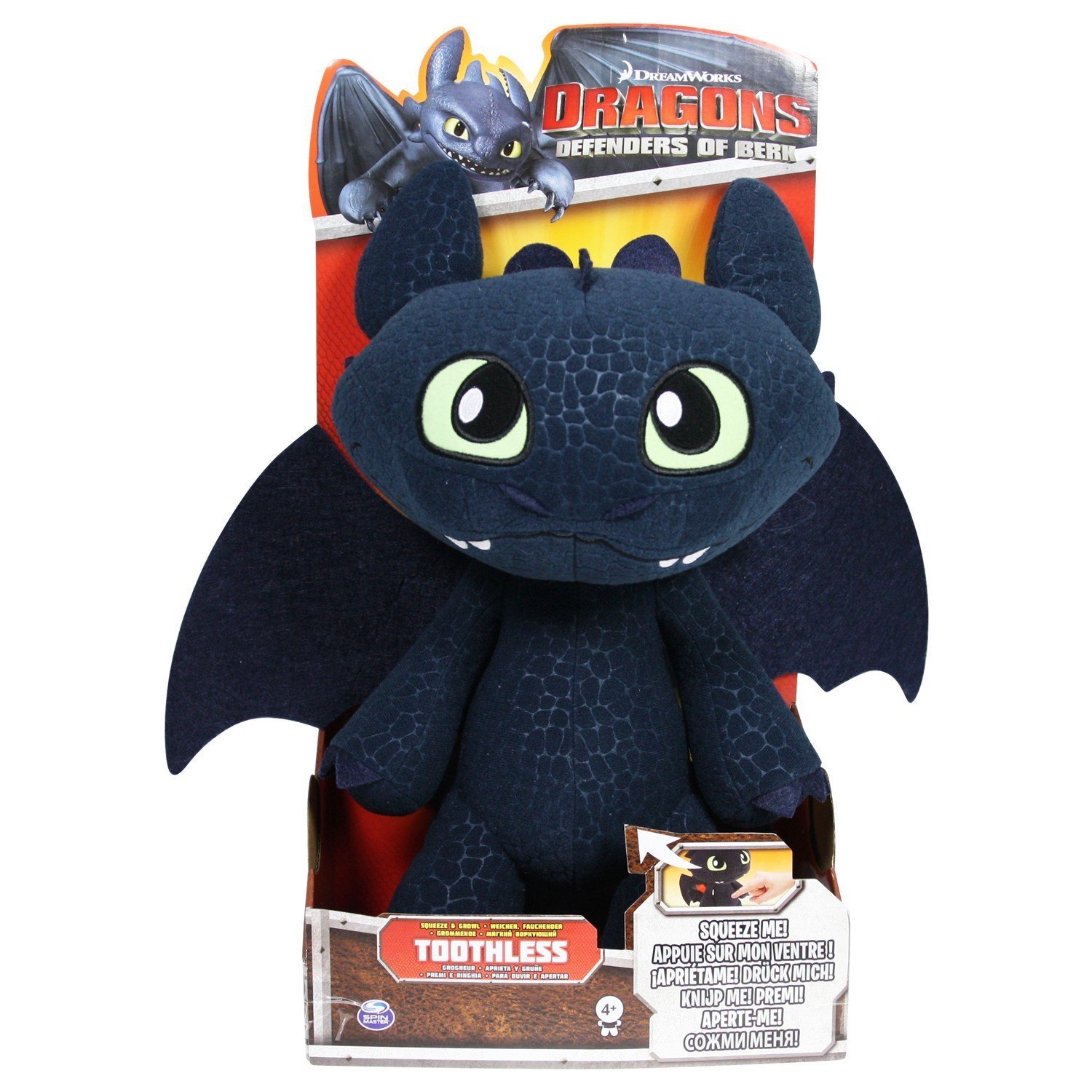 Buy How to Train Your Dragon Deluxe Plush Toothless at Mighty Ape NZ