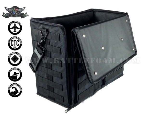 P.A.C.K. 432 Molle Vertical Pluck Foam Load Out (Black)