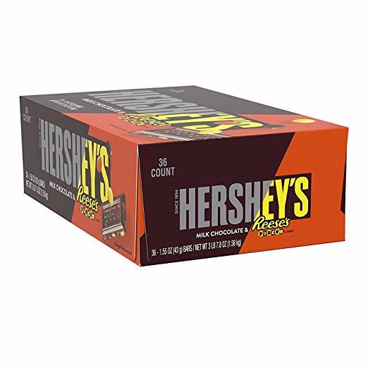 Hershey's Milk Chocolate & Reese's Pieces 43g (36 Pack) image