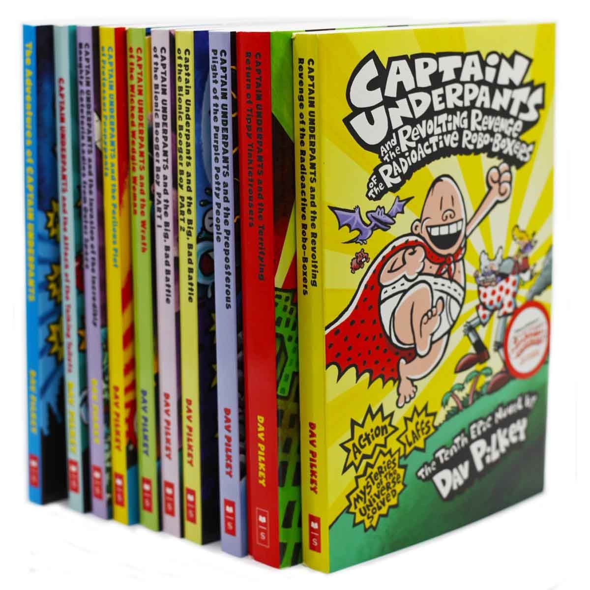 Captain Underpants Box Set by Dav Pilkey