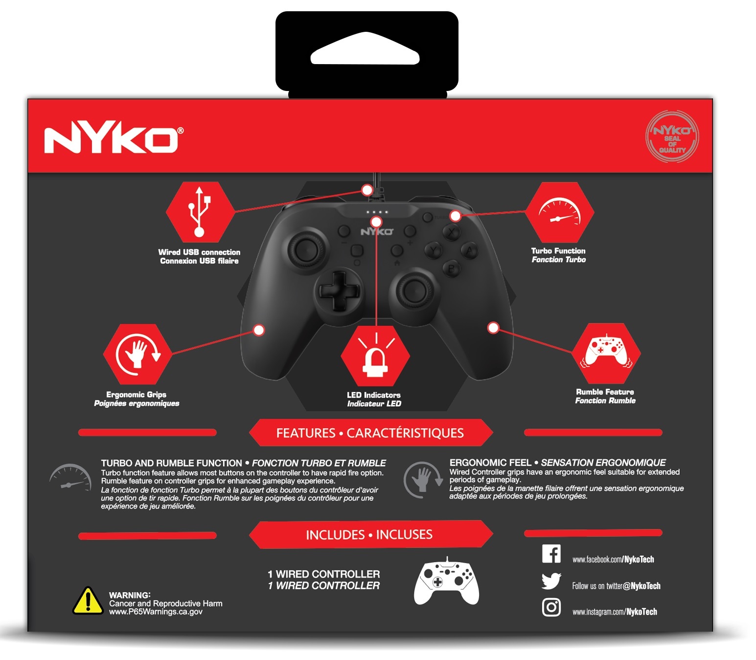 Nyko Switch Prime Controller (Black) Switch Buy Now at Mighty Ape