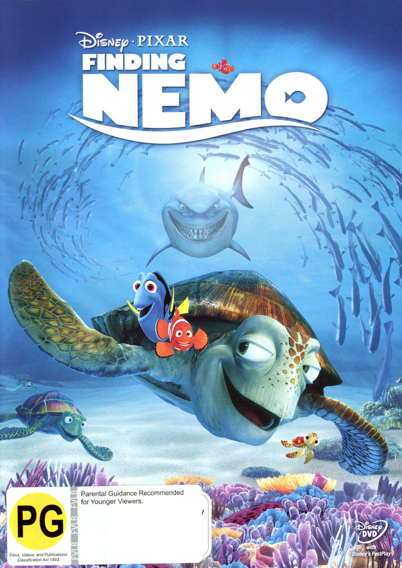 Finding Nemo on DVD