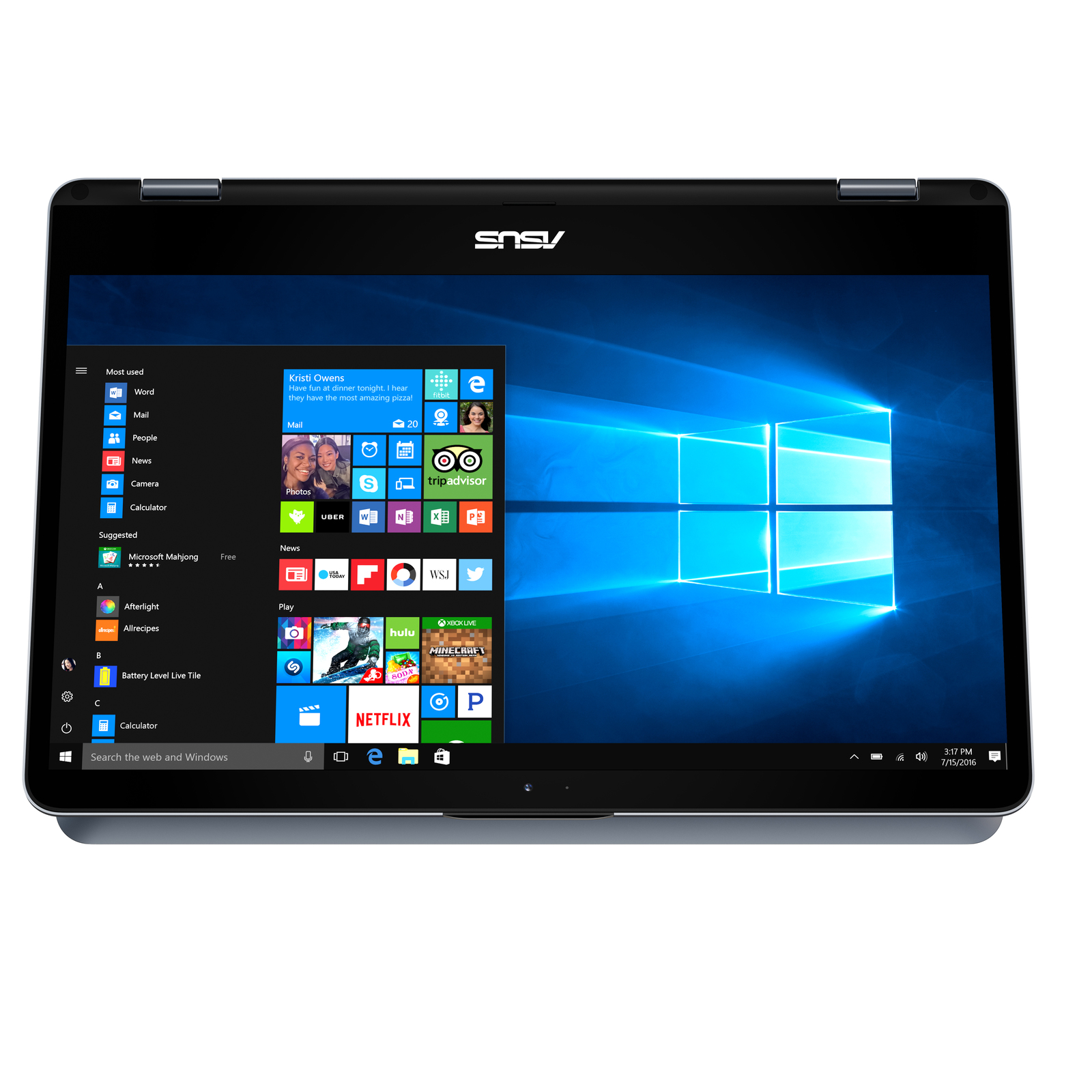 ASUS VivoBook Flip 14" 2-in-1 TP410UR-EC084Ti5-7200U, 8GB, 256GB SSD Flip Touch W10Home image