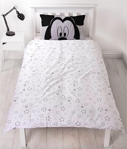 Mickey Mouse Silhouette Duvet Cover Set - Single image