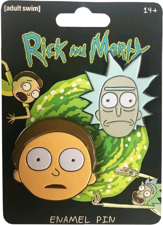 Rick & Morty - Faces Enamel Pin Set image